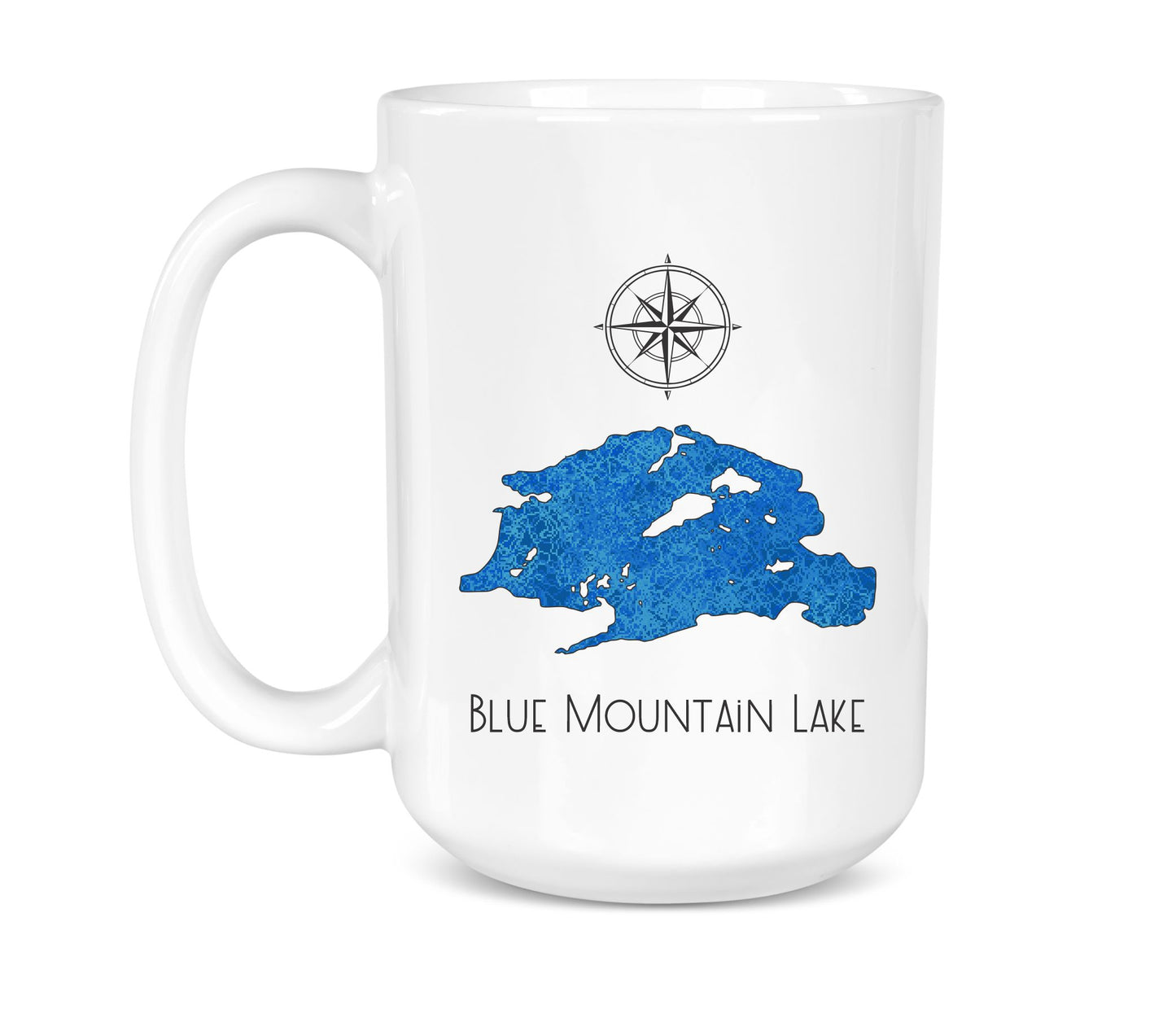 Blue Mountain Lake - 15 oz Ceramic Mug