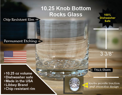 Lake Michigan  - Etched 10.25 oz Rocks Glass