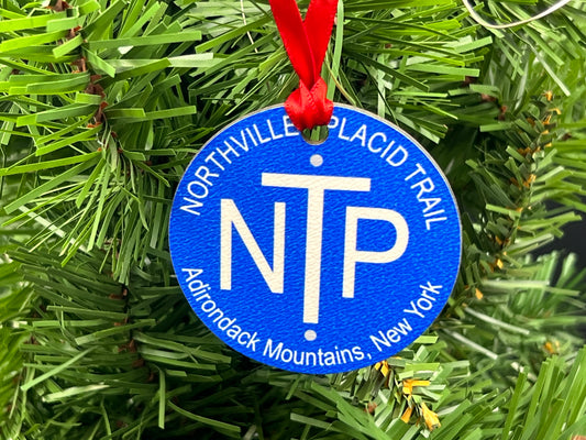 Northville-Placid Trail Marker Hardboard Ornament