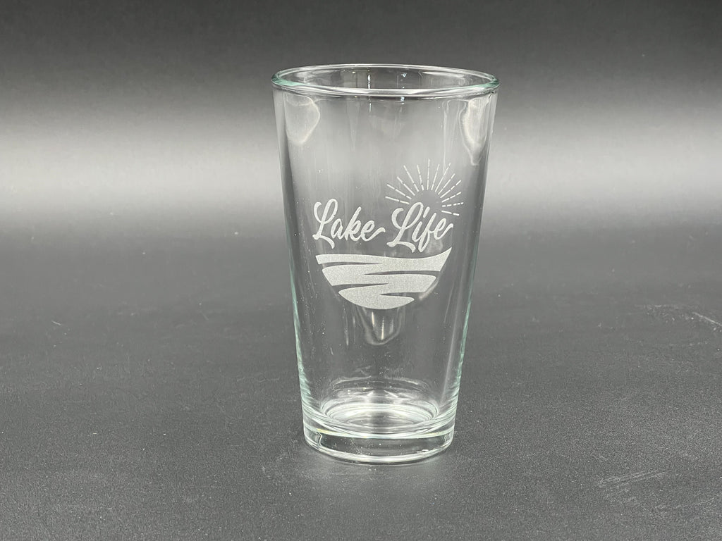 Lake Life Sunny Days -  Pint glass