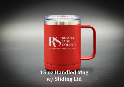 Russell Sage ALUMNAE/I Logo - Red Insulated tumblers