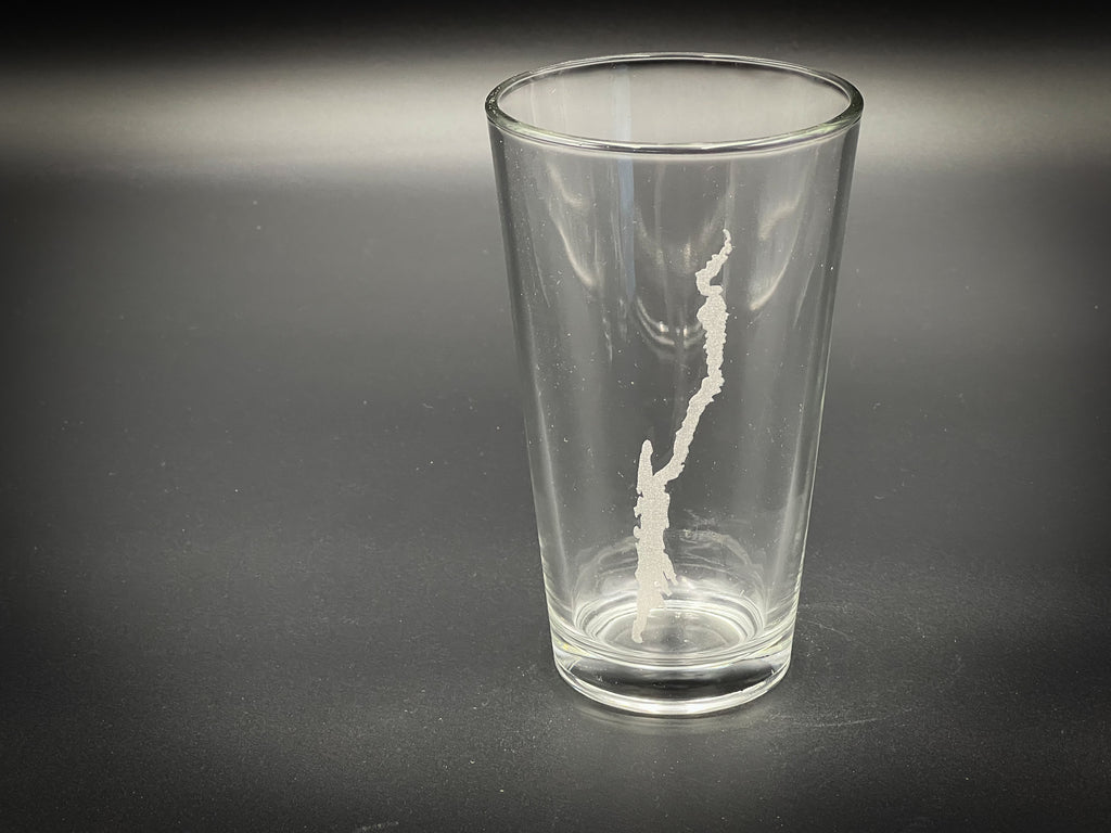 Lake George New York Engraved Pint Glass