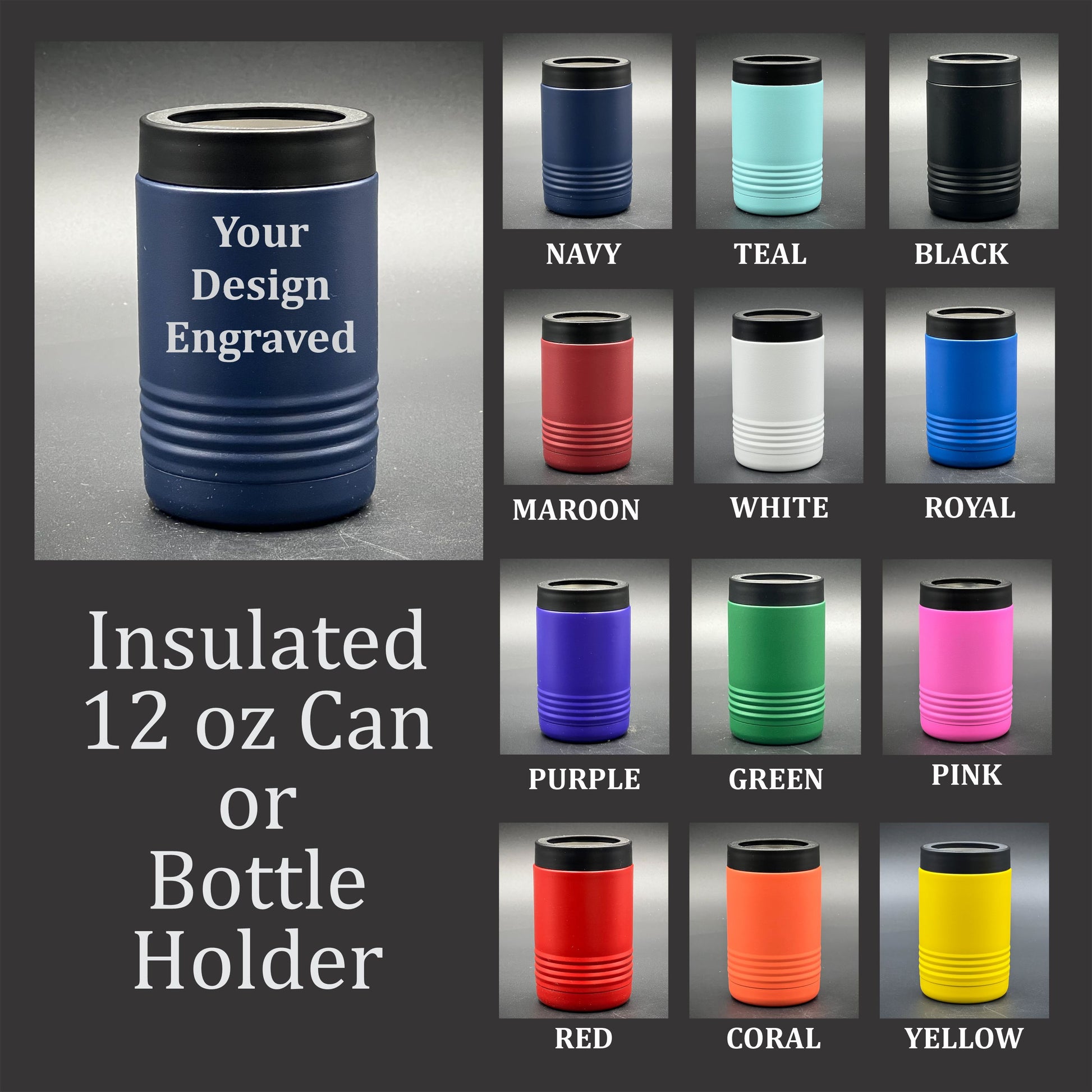 Get a Quote - Insulated 12 oz Can and Bottle Holder – Adirondack Etching
