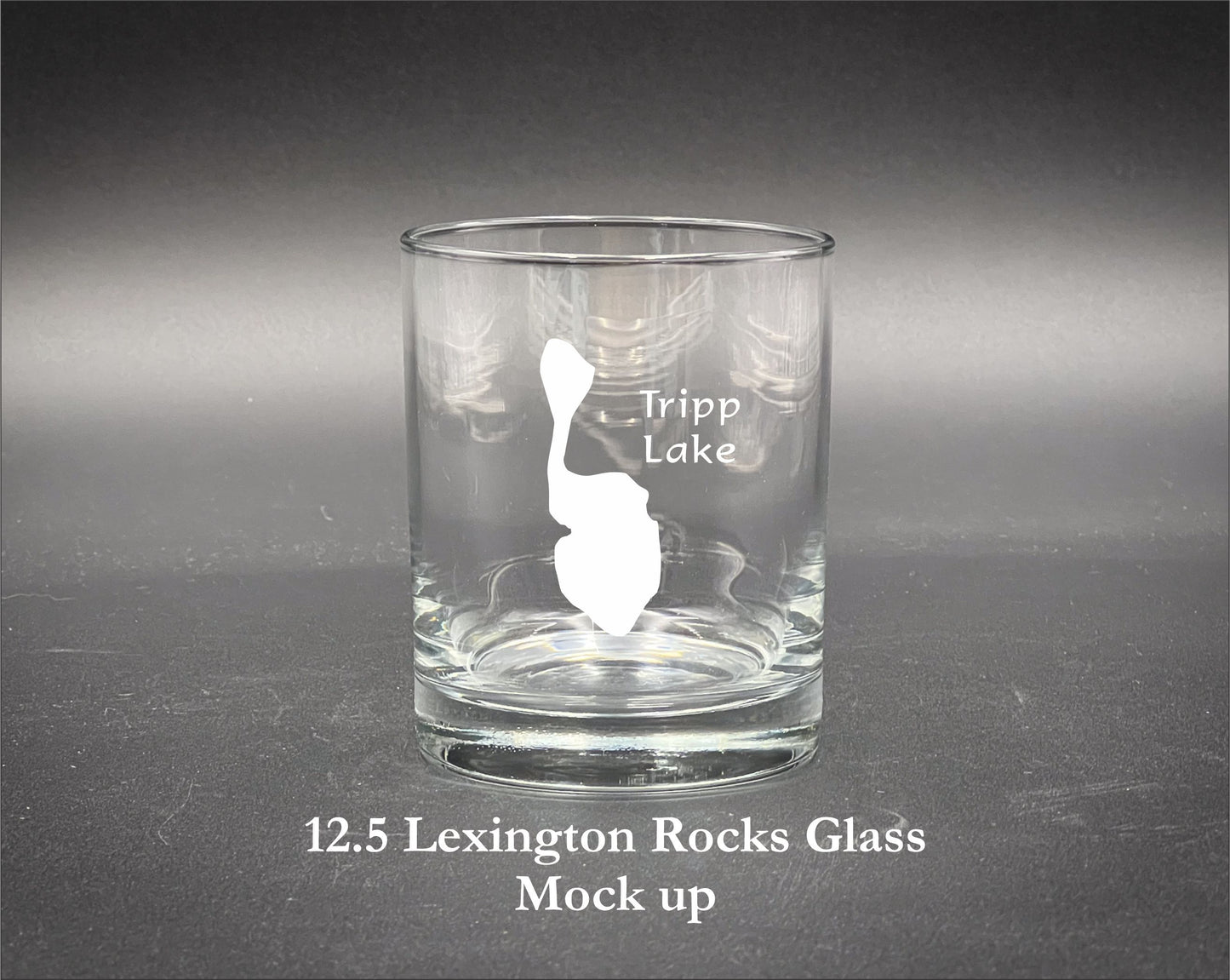 Tripp Lake  Laser Engraved Glassware