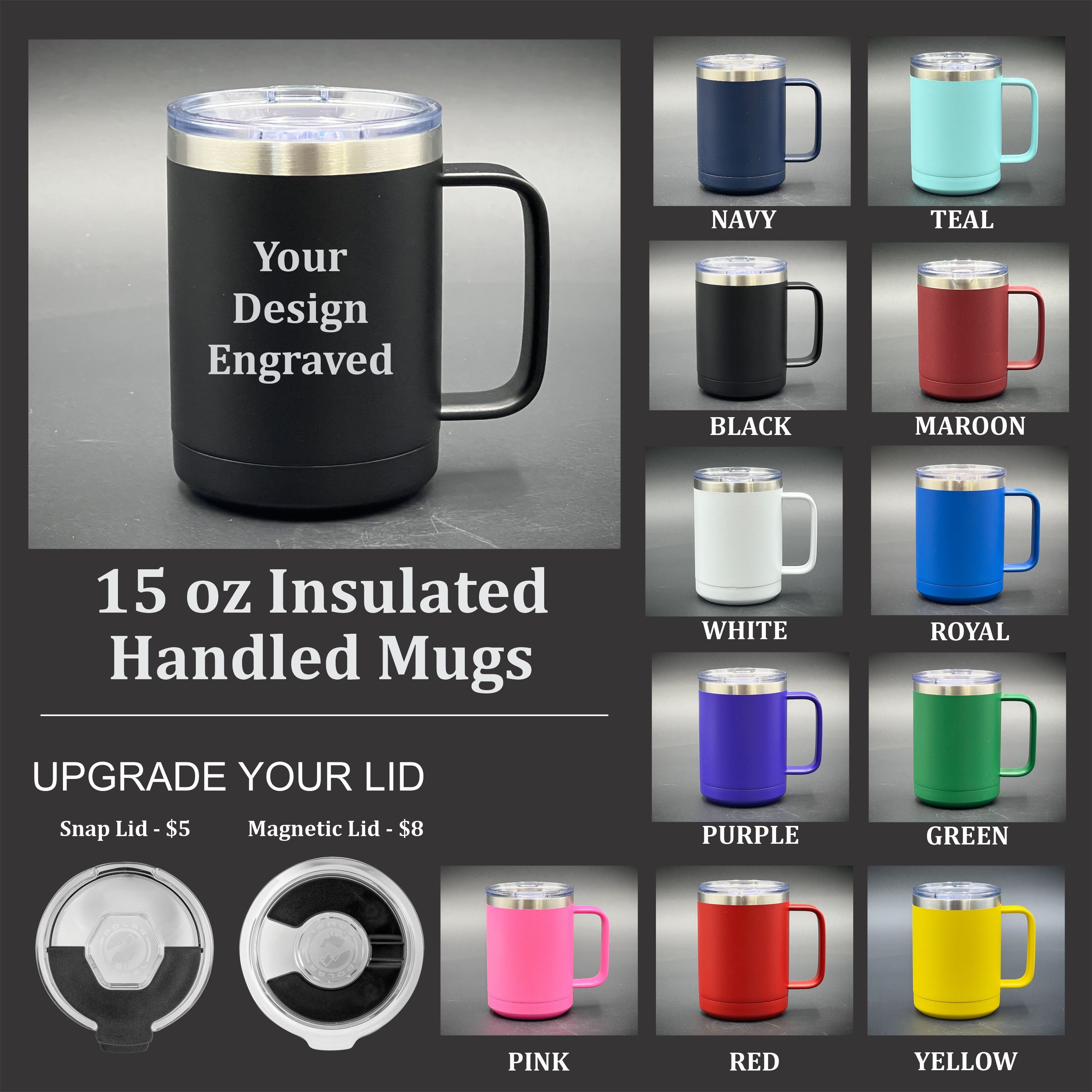 Get a Quote  - 15 oz Insulated Handled Mug