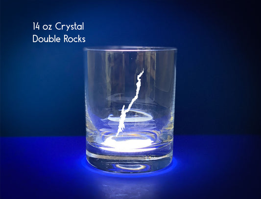 Lake George - 14 oz Crystal Double Rocks Glass