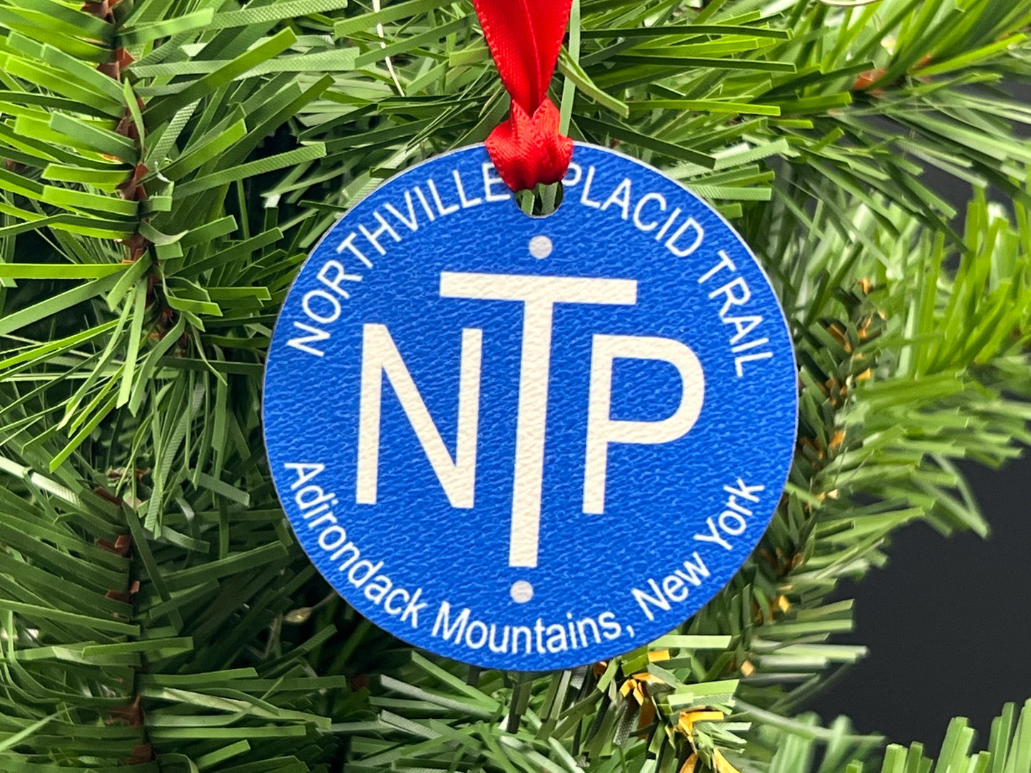 Northville-Placid Trail Marker Hardboard Ornament