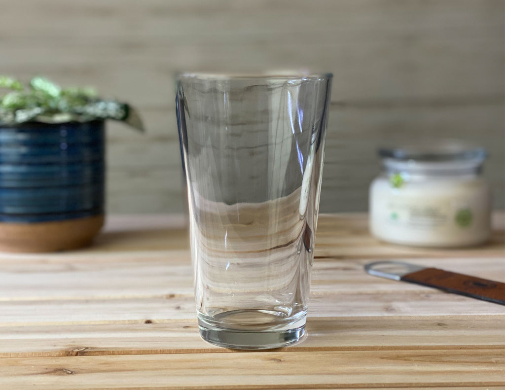 Respect the Beard -  Pint glass