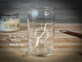 Lake George in Compass -  16 oz Can Glass