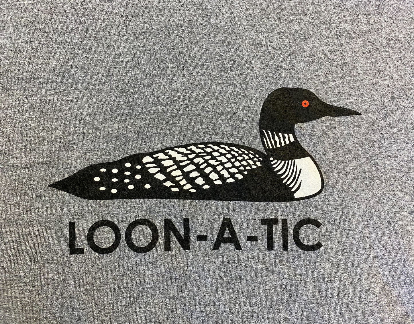Clearance Sale! Loon-a-Tic Heather Gray cotton blend T-Shirt