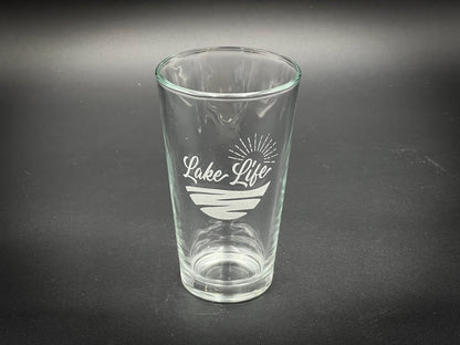 Lake Life Sunny Days -  Pint glass