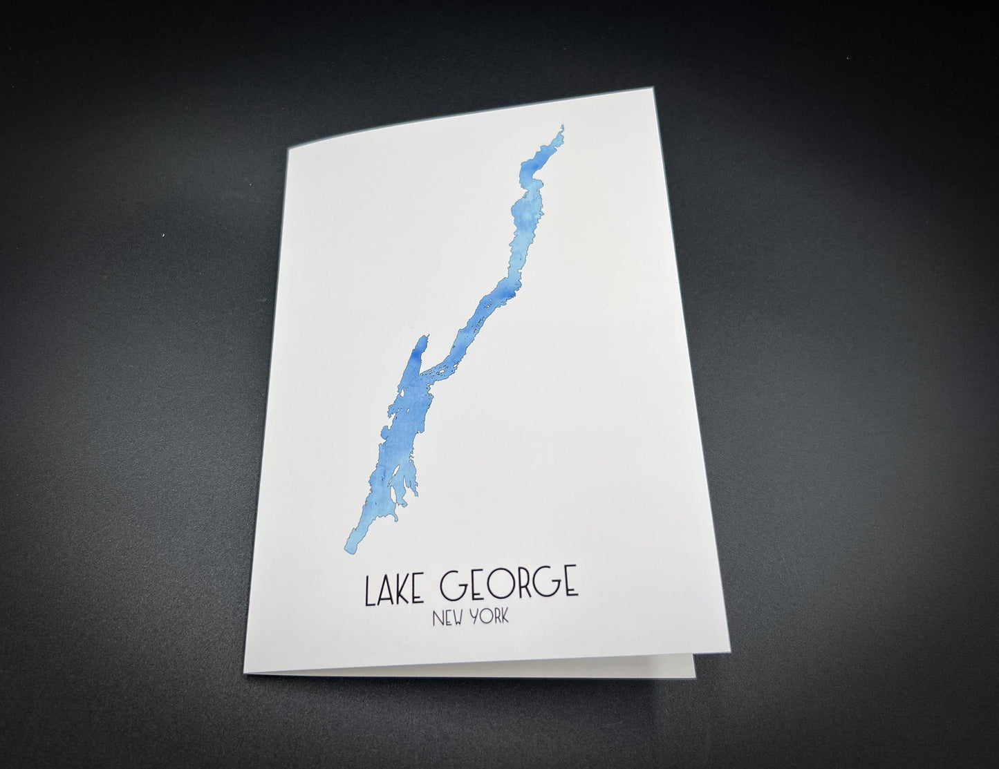 Lake George New York greeting card and home decoration
