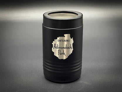 Entering the Adirondack Park Sign Insulated Can and Bottle Holder