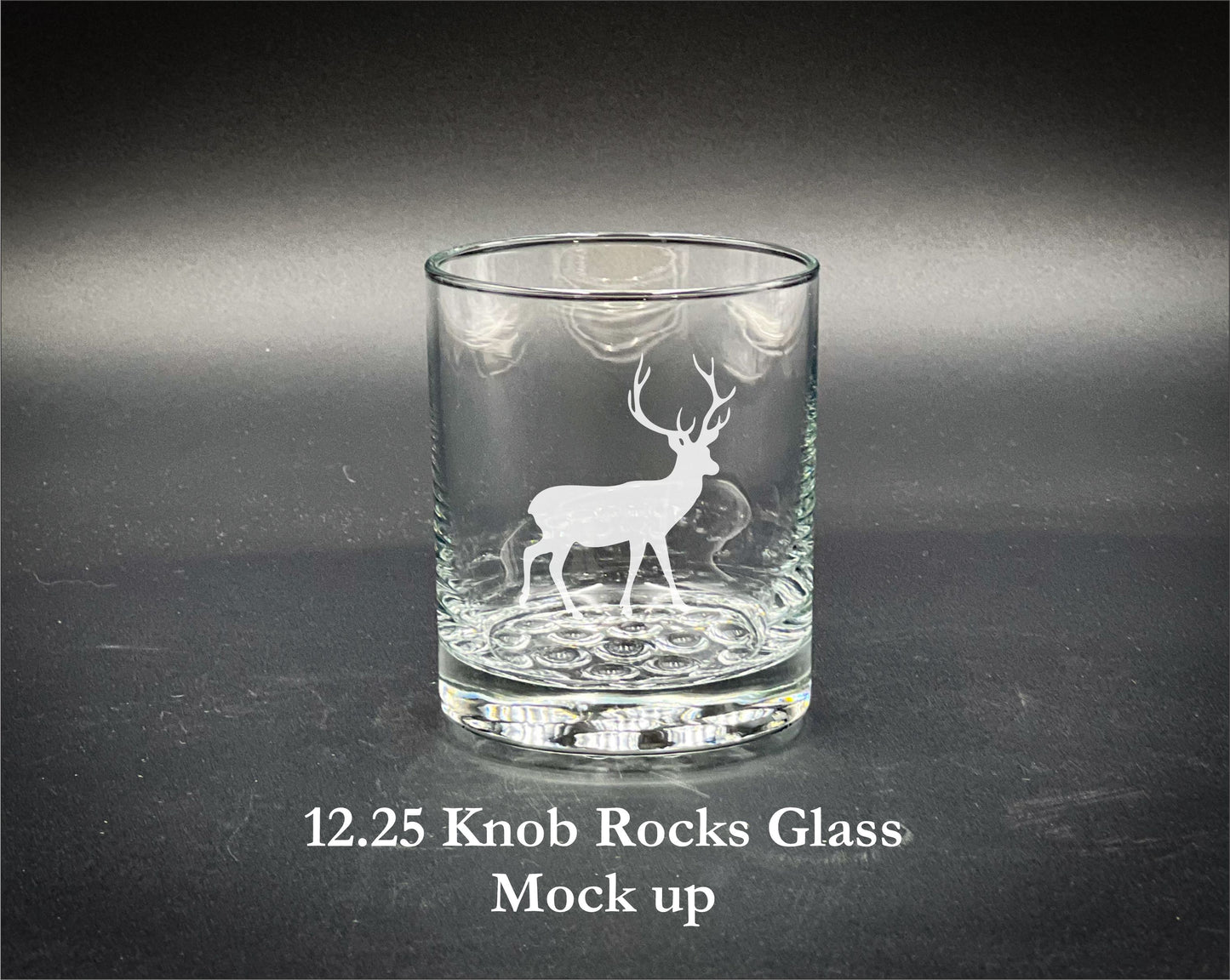 Deer  Laser Engraved Glassware