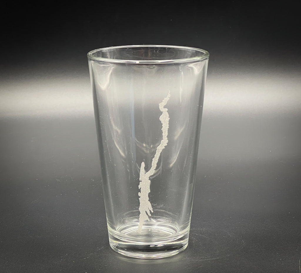 Lake George New York Engraved Pint Glass