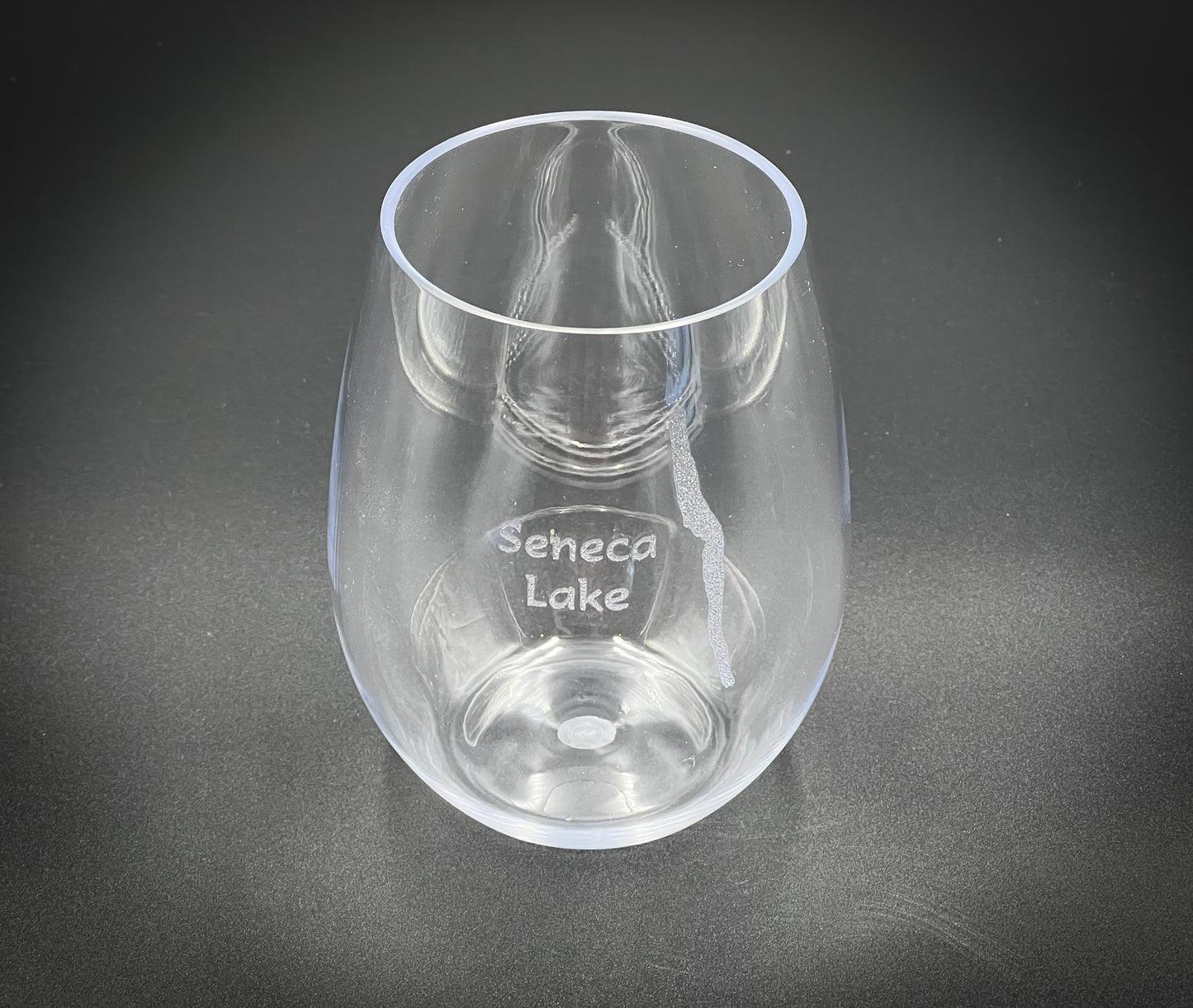 Make My Lake 15 oz stemless Unbreakable Wine Glass