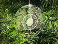 Your Design or Logo 3 1/4"  Clear Glass Ornament