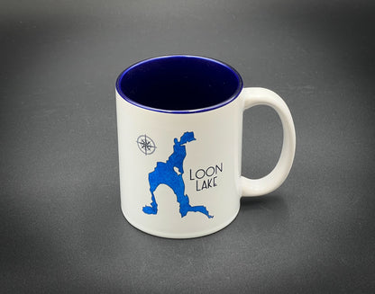 Get a Quote Blue 11 oz Ceramic Mug