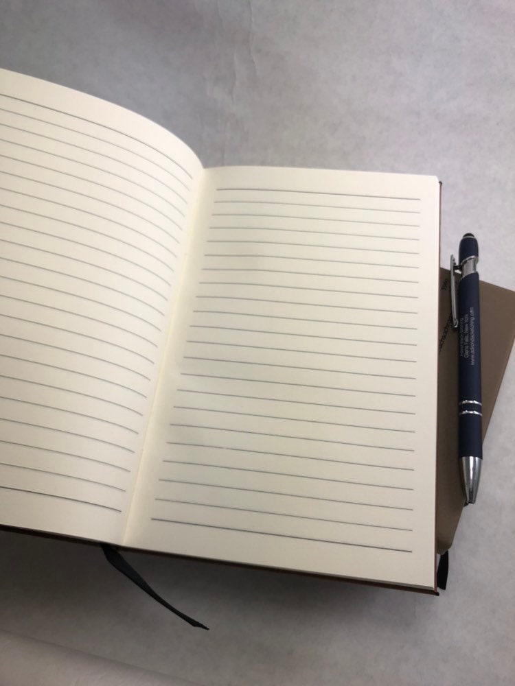 Adirondack Leatherette Journal - Lined Hiking Notebook with 46 Peaks Cover