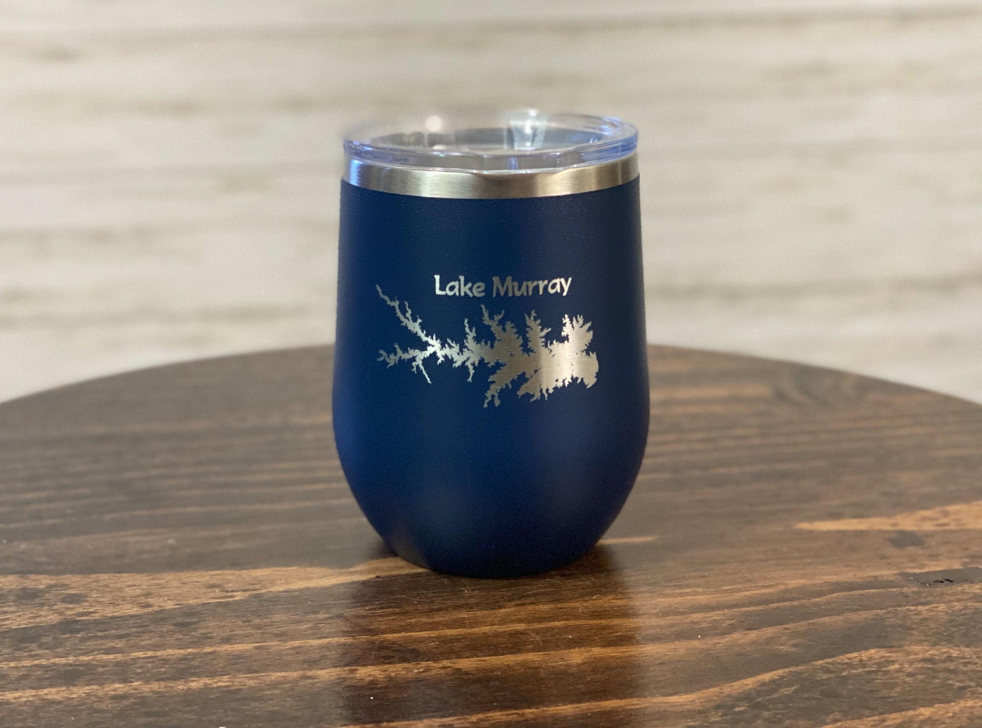 Lake Murray - Lake Life - South Carolina - 12 oz Insulated Stemless Wine