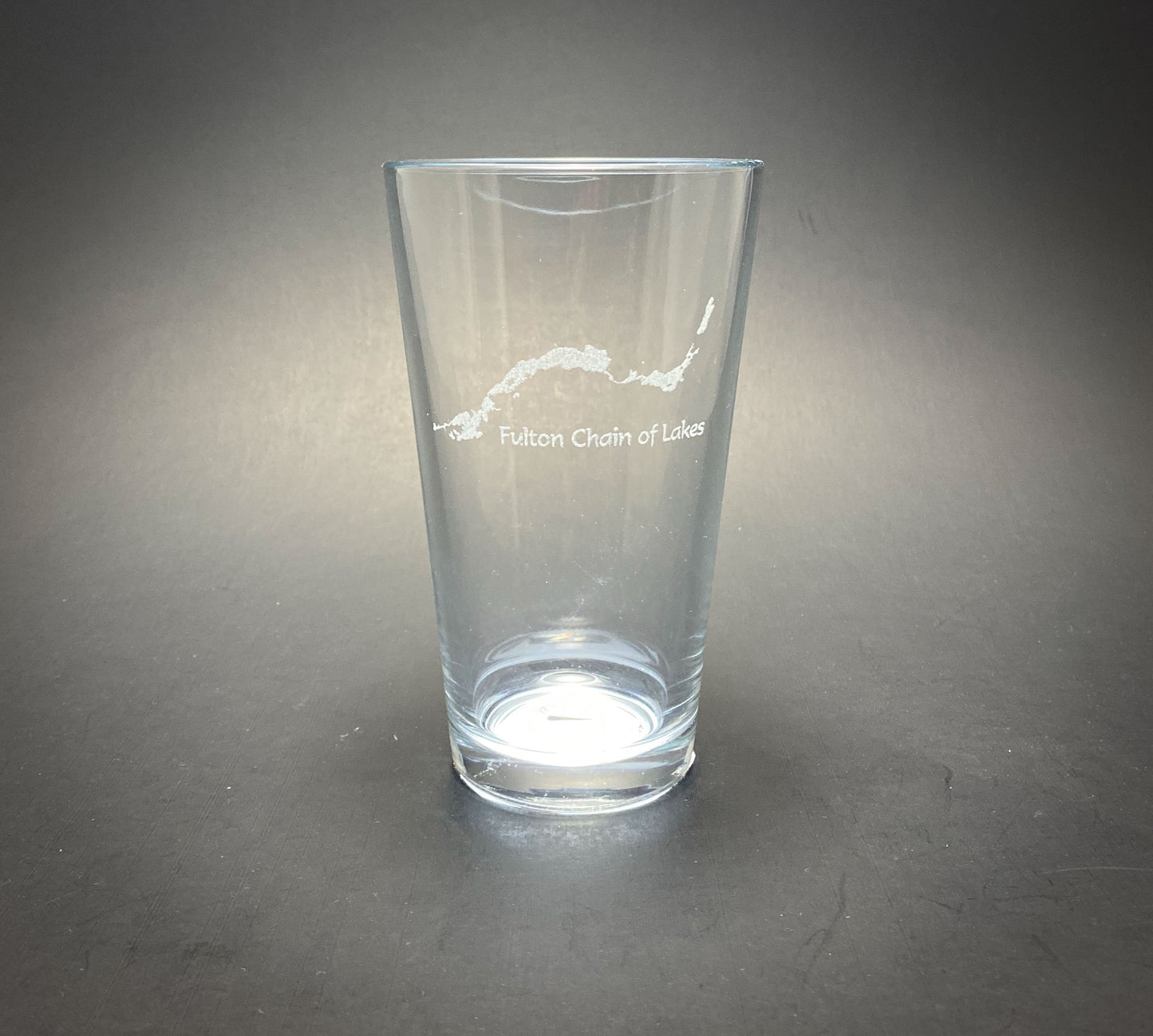 Fulton Chain of Lakes - Adirondacks - Lake Life - Laser engraved pint glass