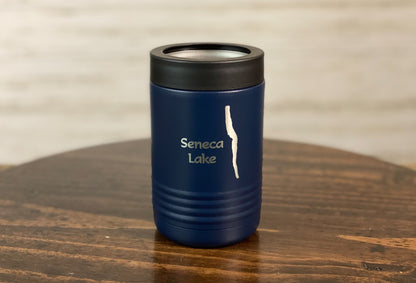 Seneca Lake New York - Insulated 12 oz can and bottle holder