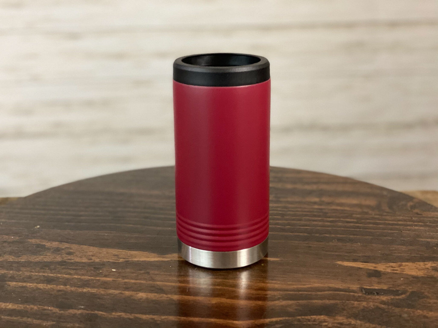 Lake Life with Canoe Paddles - Insulated Slim Can Holder