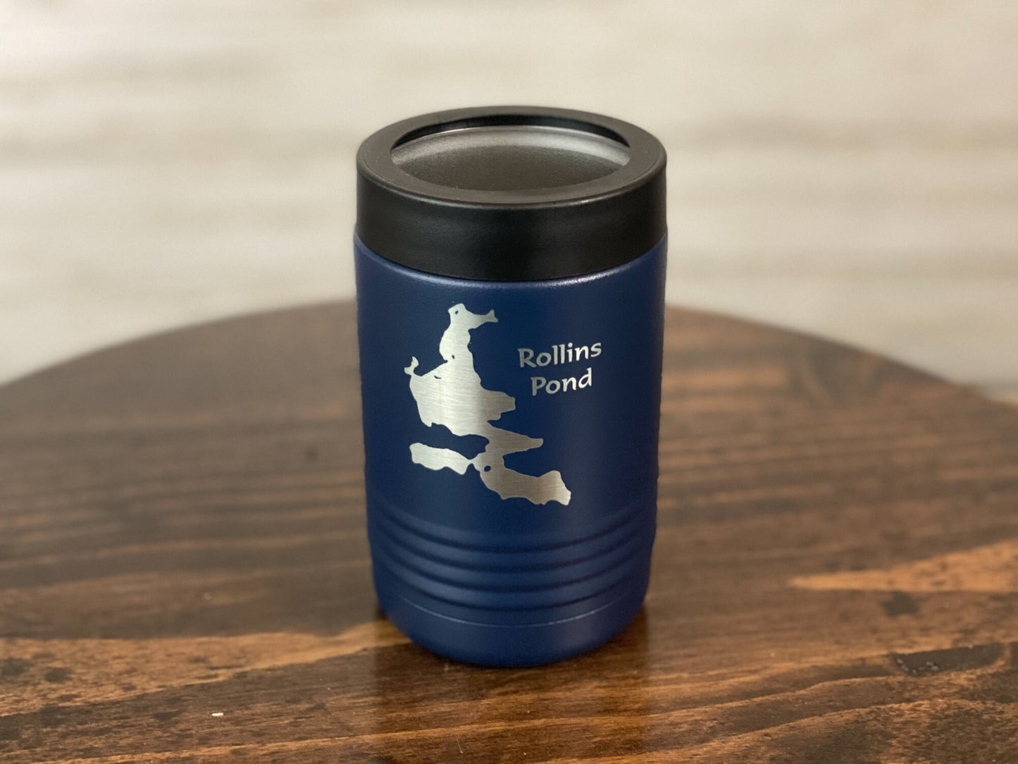 Rollins Pond - New York - Insulated 12 oz can and bottle holder