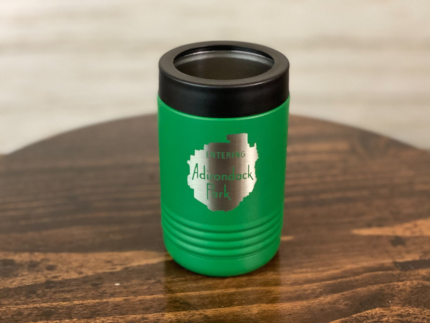 Entering the Adirondack Park Sign Insulated Can and Bottle Holder