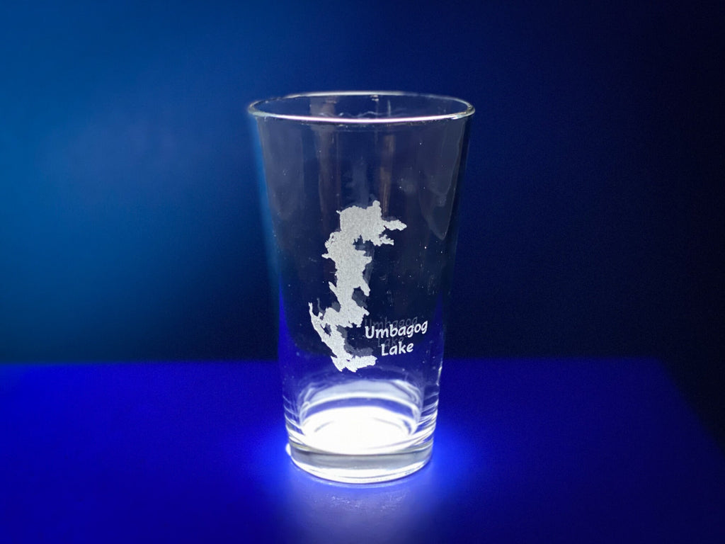 Umbagog Lake New Hampshire - Laser engraved pint glass