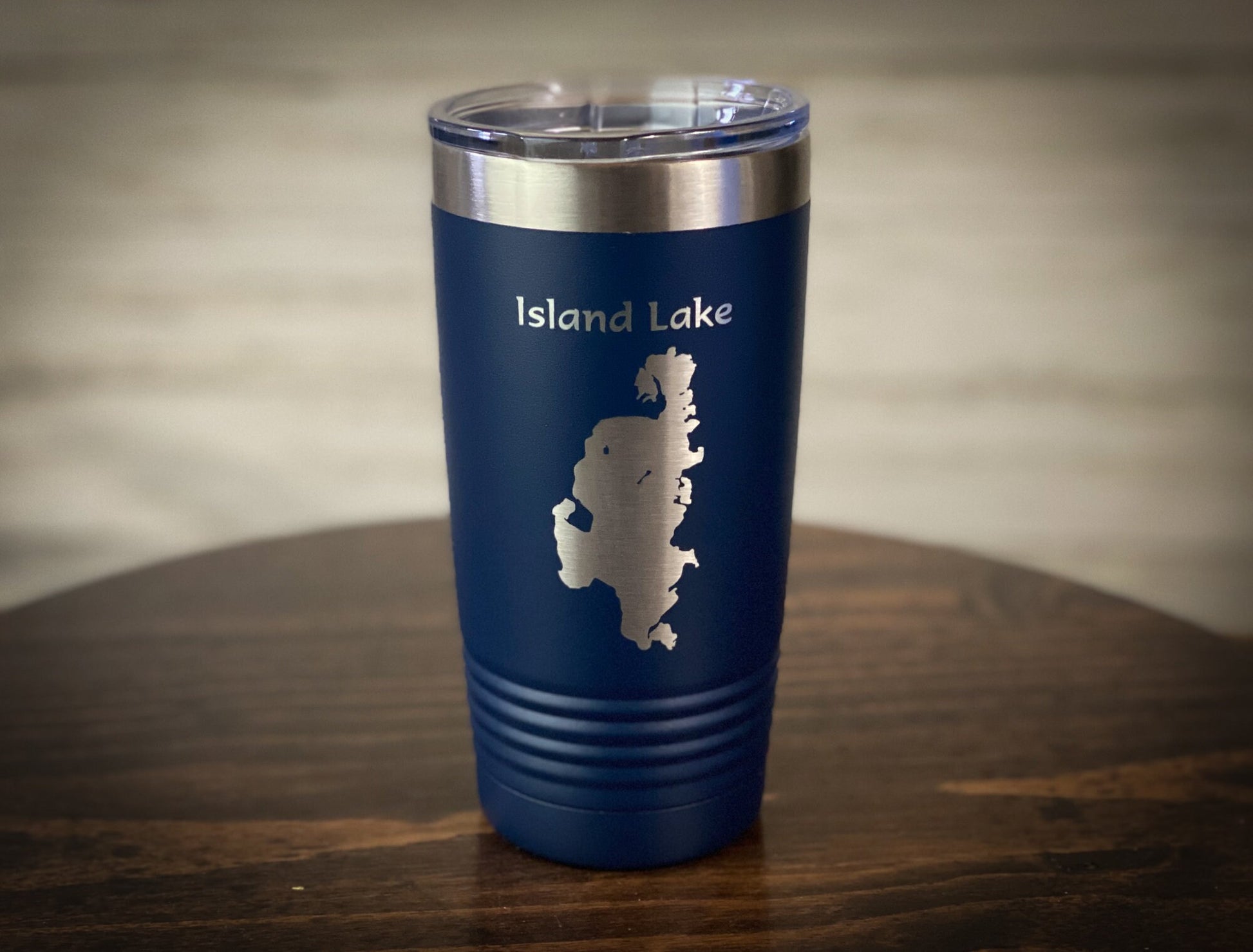 Island Lake Minnesota - Lake Life Gifts - 20 oz Polar Tumbler - Insulated Tumbler