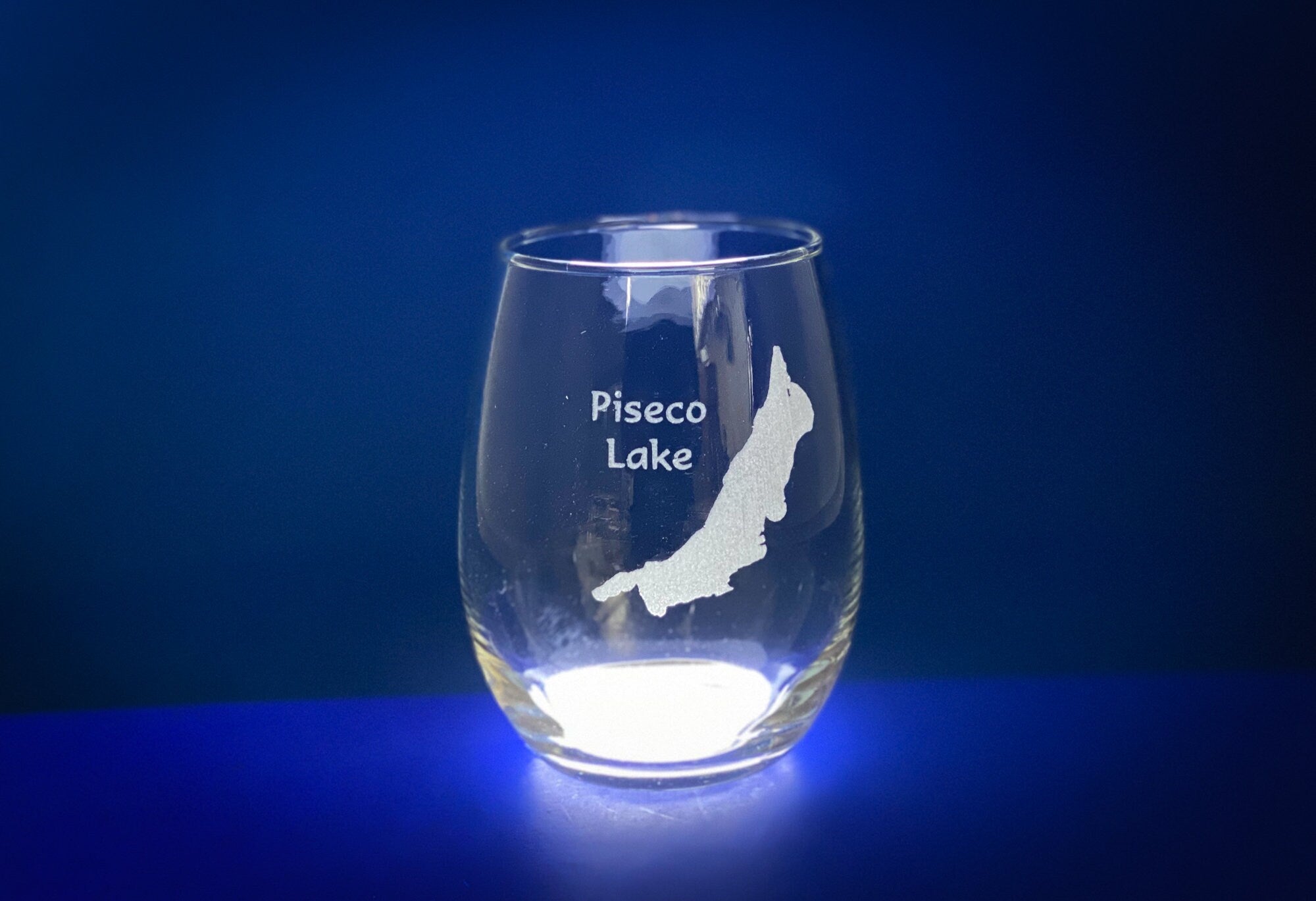 Make My Lake 21 oz Stemless Wine Glass