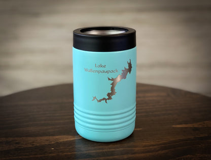 Lake Wallenpaupack Pennsylvania - Insulated 12 oz can and bottle holder