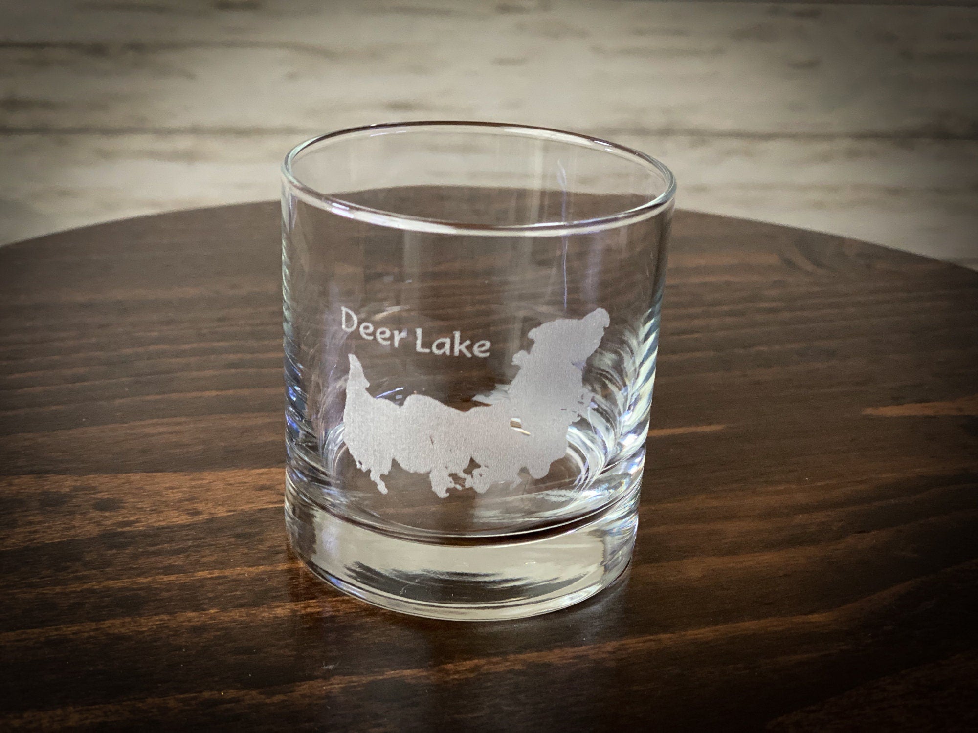 Make My Lake 10.5 oz Rocks Glass