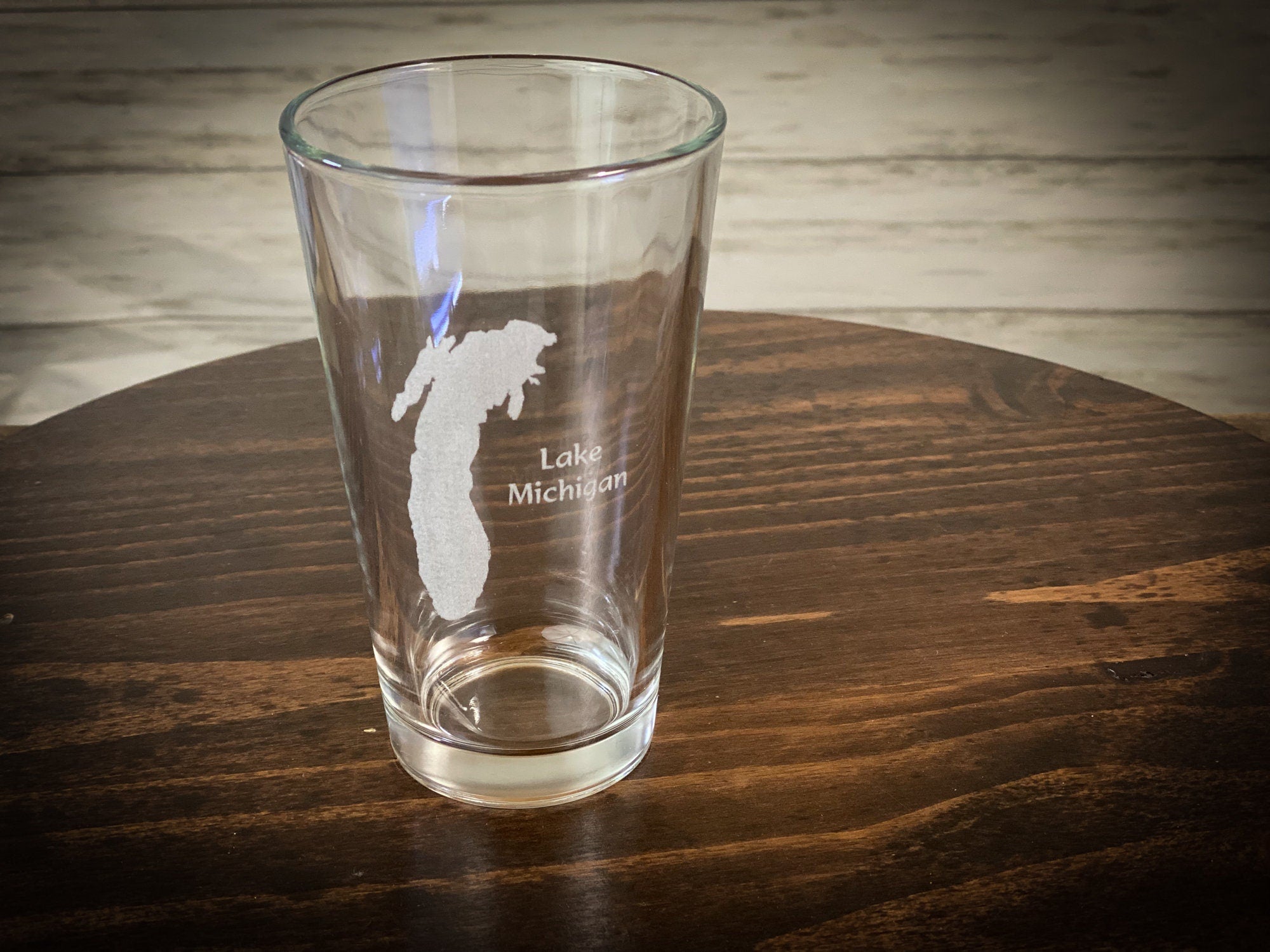 Make My Lake Pint glass