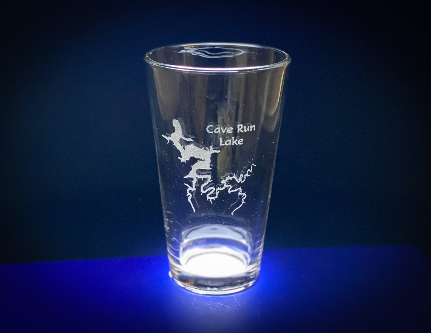 Cave Run Lake Kentucky - Lake Life - Laser engraved pint glass