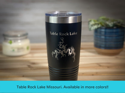 Table Rock Lake Missouri - Lake Life Gift - 20 oz Polar Tumbler - Insulated Tumbler