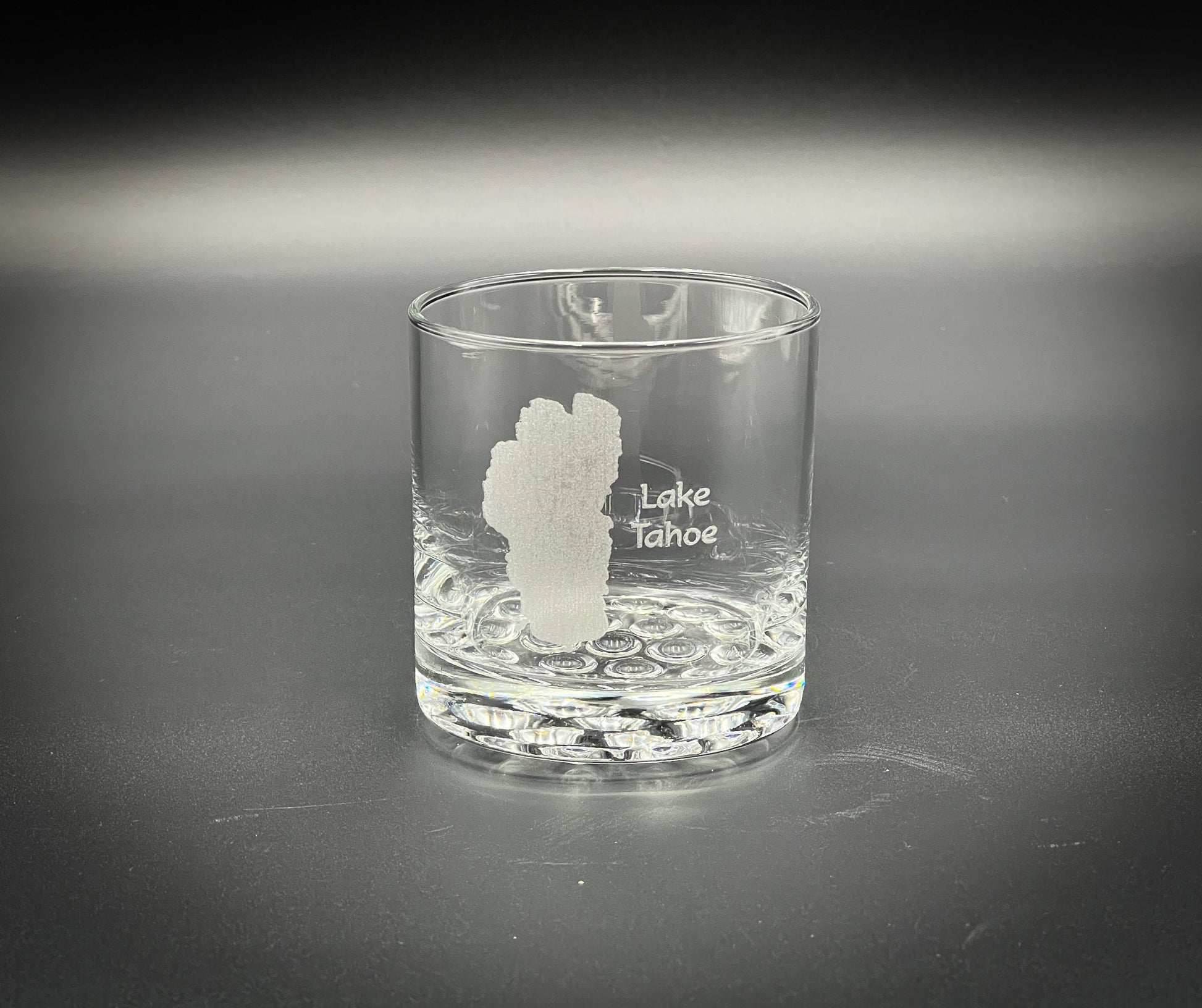 Lake Tahoe - Lake Life - California - laser engraved whiskey glassware