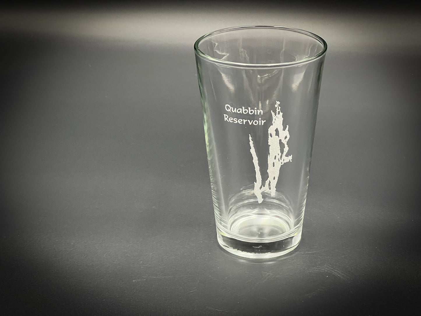 Quabbin Reservoir Massachusetts - Lake Life - Laser engraved pint glass