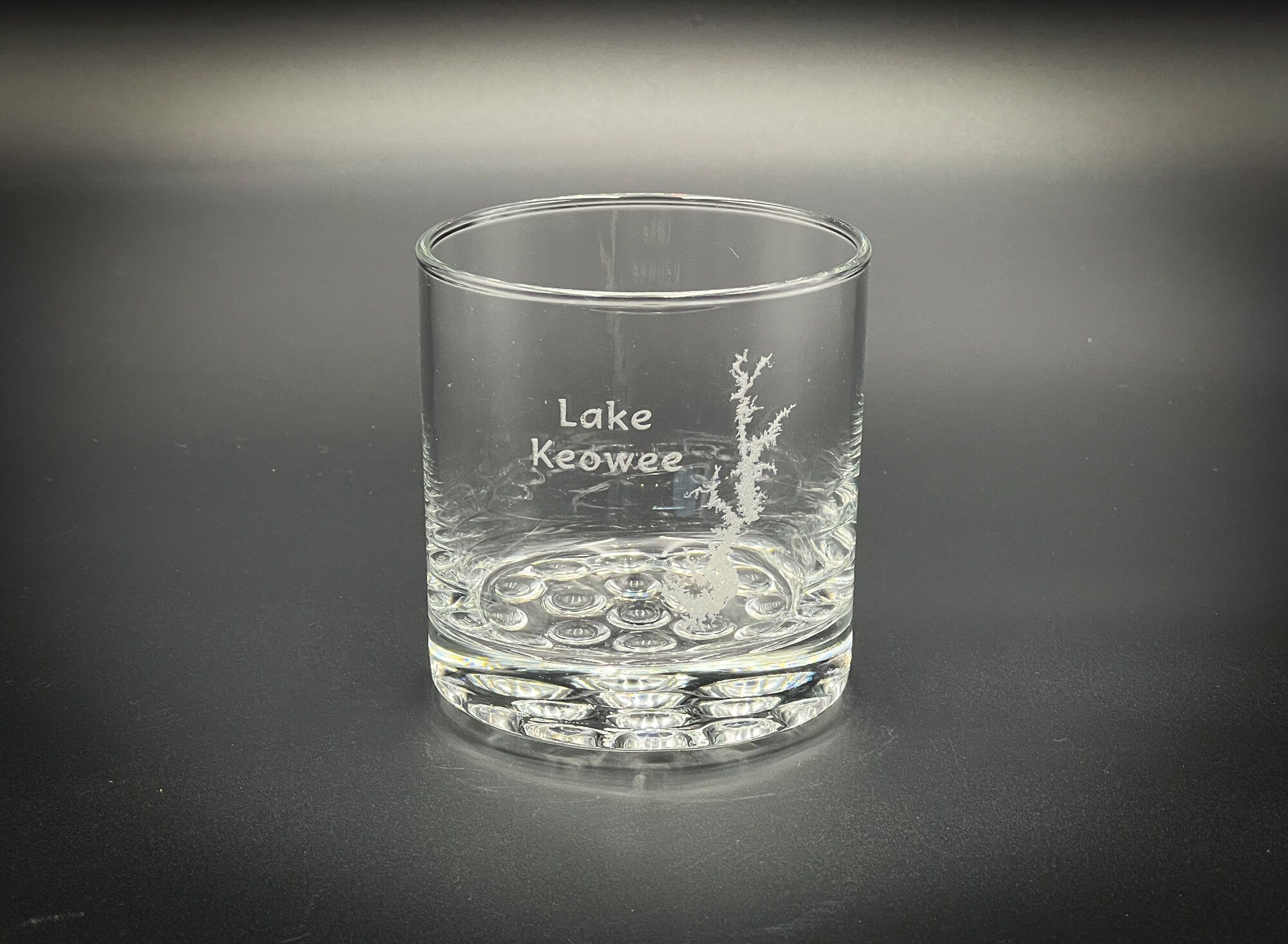 Lake Keowee South Carolina - Lake Life - Etched 10.25 oz Rocks Glass