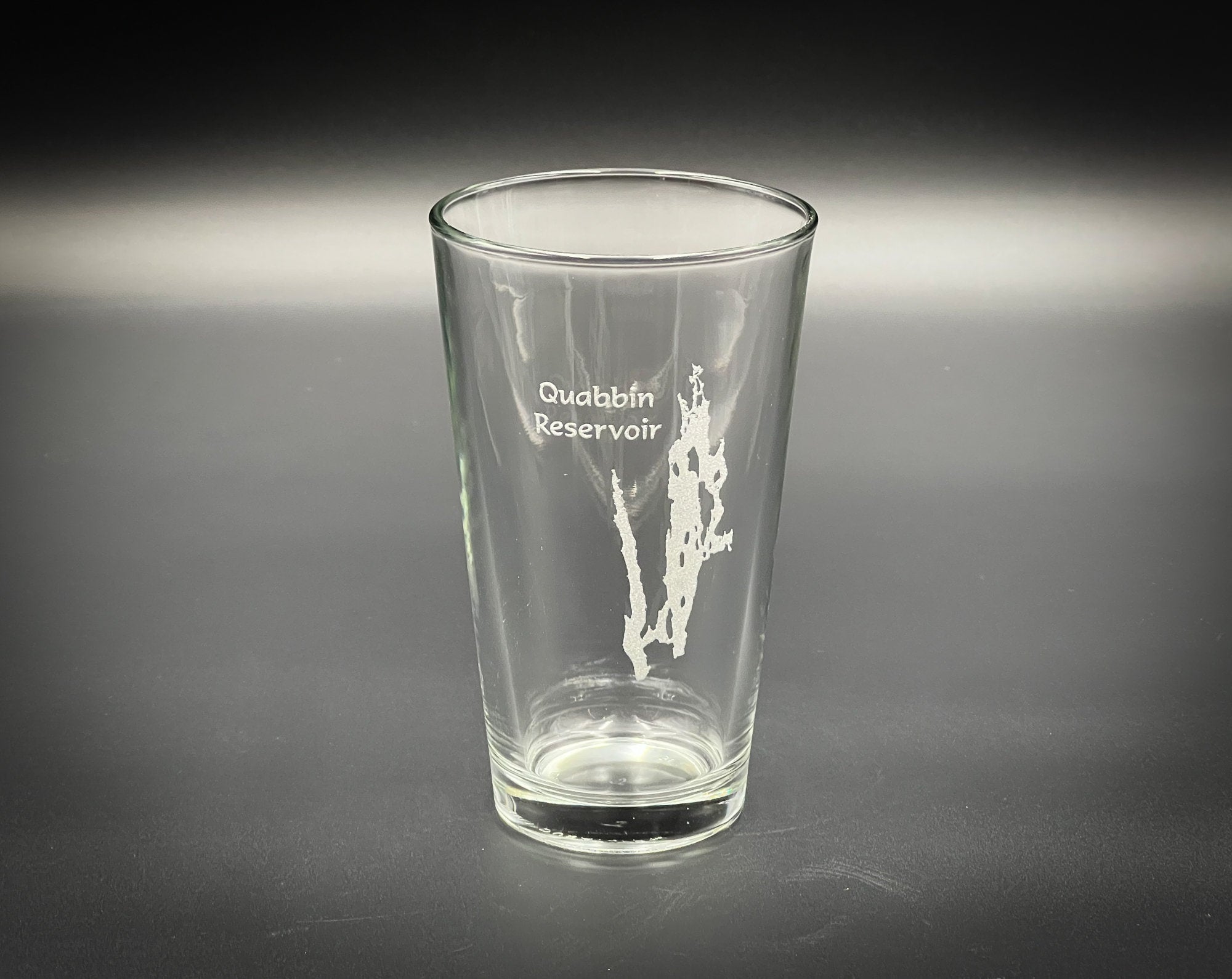 Quabbin Reservoir Massachusetts - Lake Life - Laser engraved pint glass
