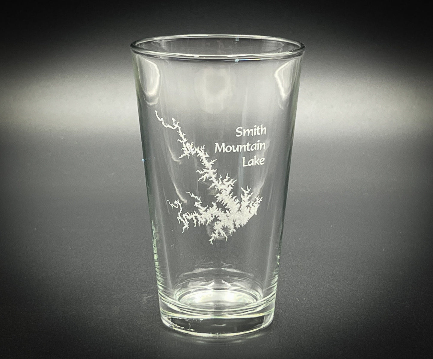 Smith Mountain Lake Virginia - Laser engraved pint glass