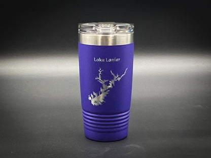 Lake Lanier Georgia - Lake Life - 20 oz Polar Tumbler - Insulated Tumbler