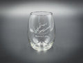 Norris Lake Tennessee - 15 oz Stemless Wine Glass - Lake Life Gift