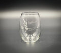 Candlewood Lake - Connecticut - Lake Life - stemless wine engraved glass