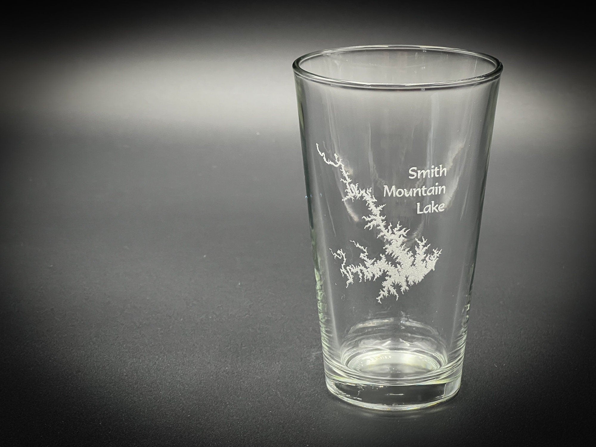 Smith Mountain Lake Virginia - Laser engraved pint glass