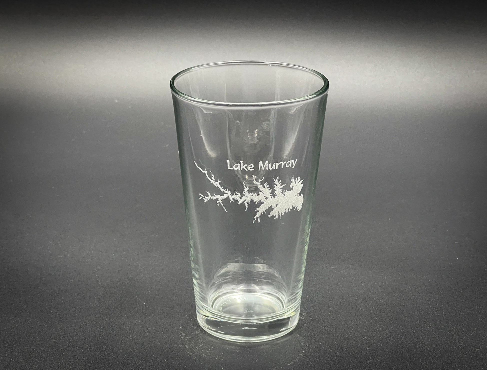 Lake Murray North Carolina South Carolina - Laser engraved pint glass