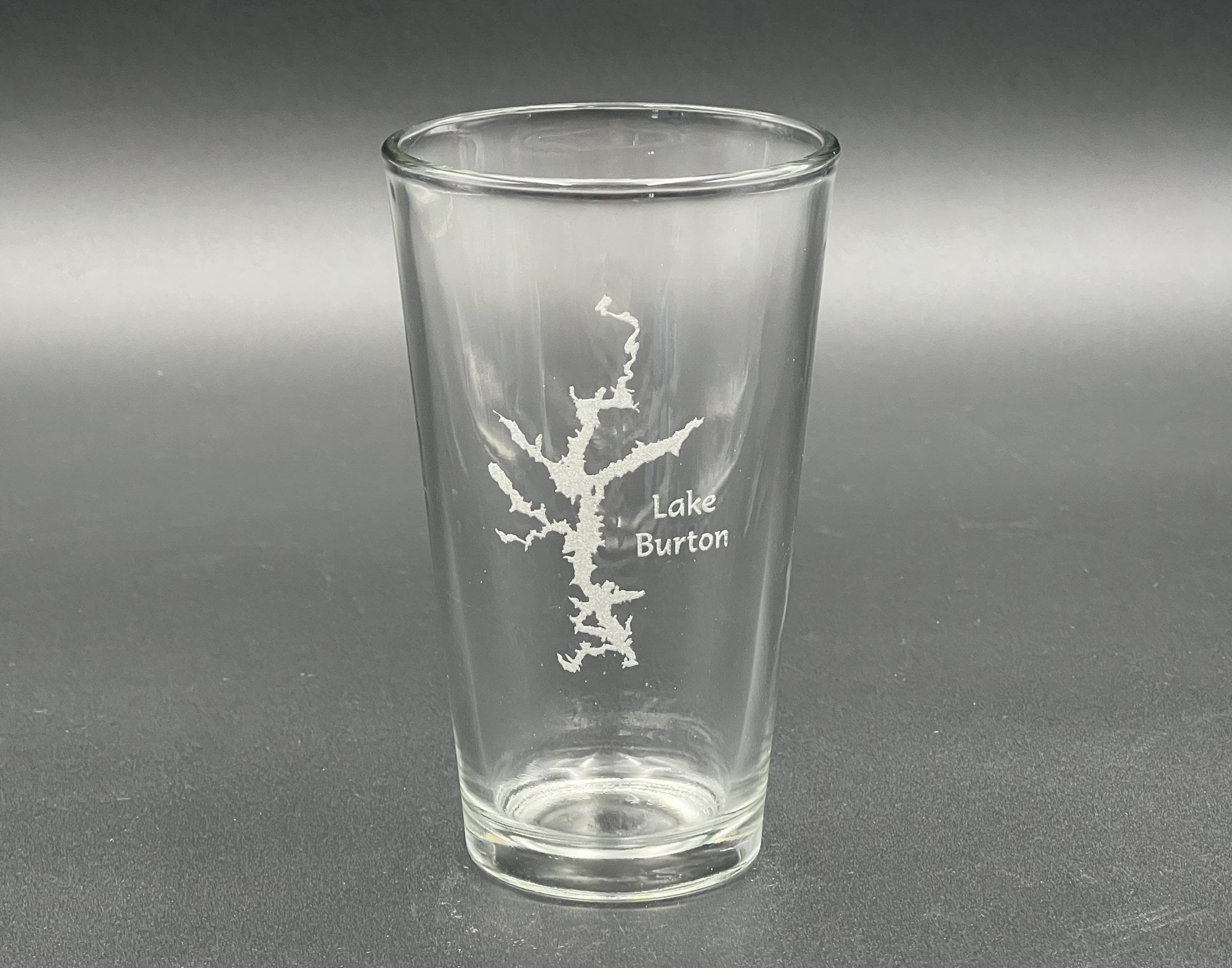 Lake Burton Georgia - Lake Life - Laser engraved pint glass