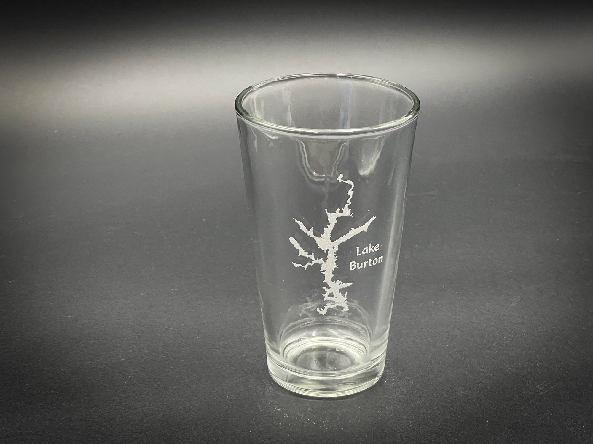 Lake Burton Georgia - Lake Life - Laser engraved pint glass