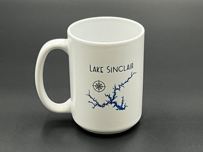 Lake Sinclair Georgia 15 oz Ceramic Mug